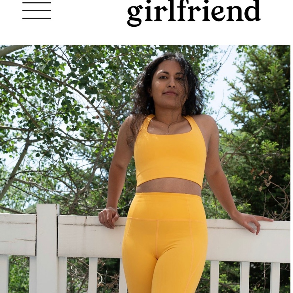 Girlfriend Collective Leggings, Marigold, Small
